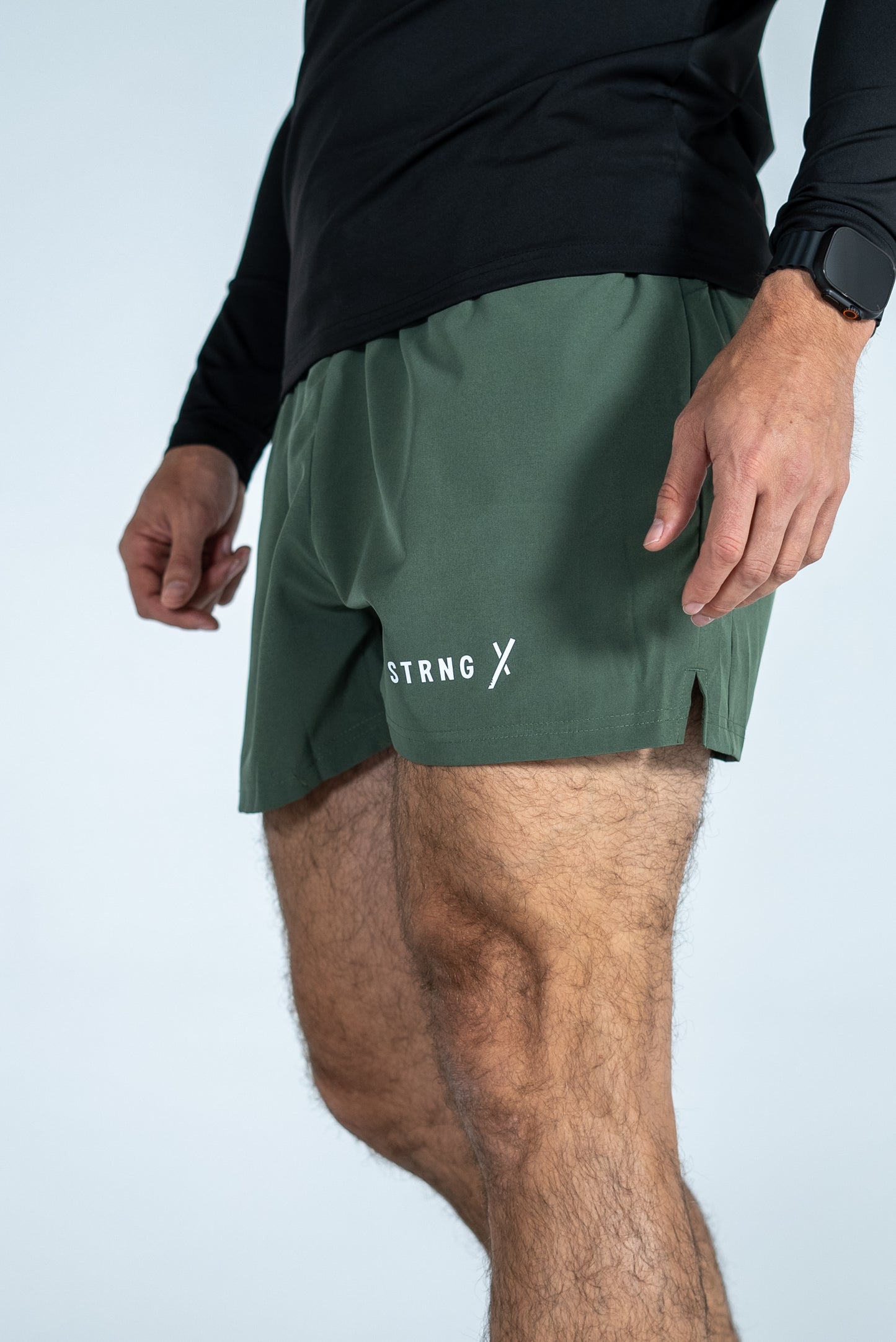 X Running Short Green