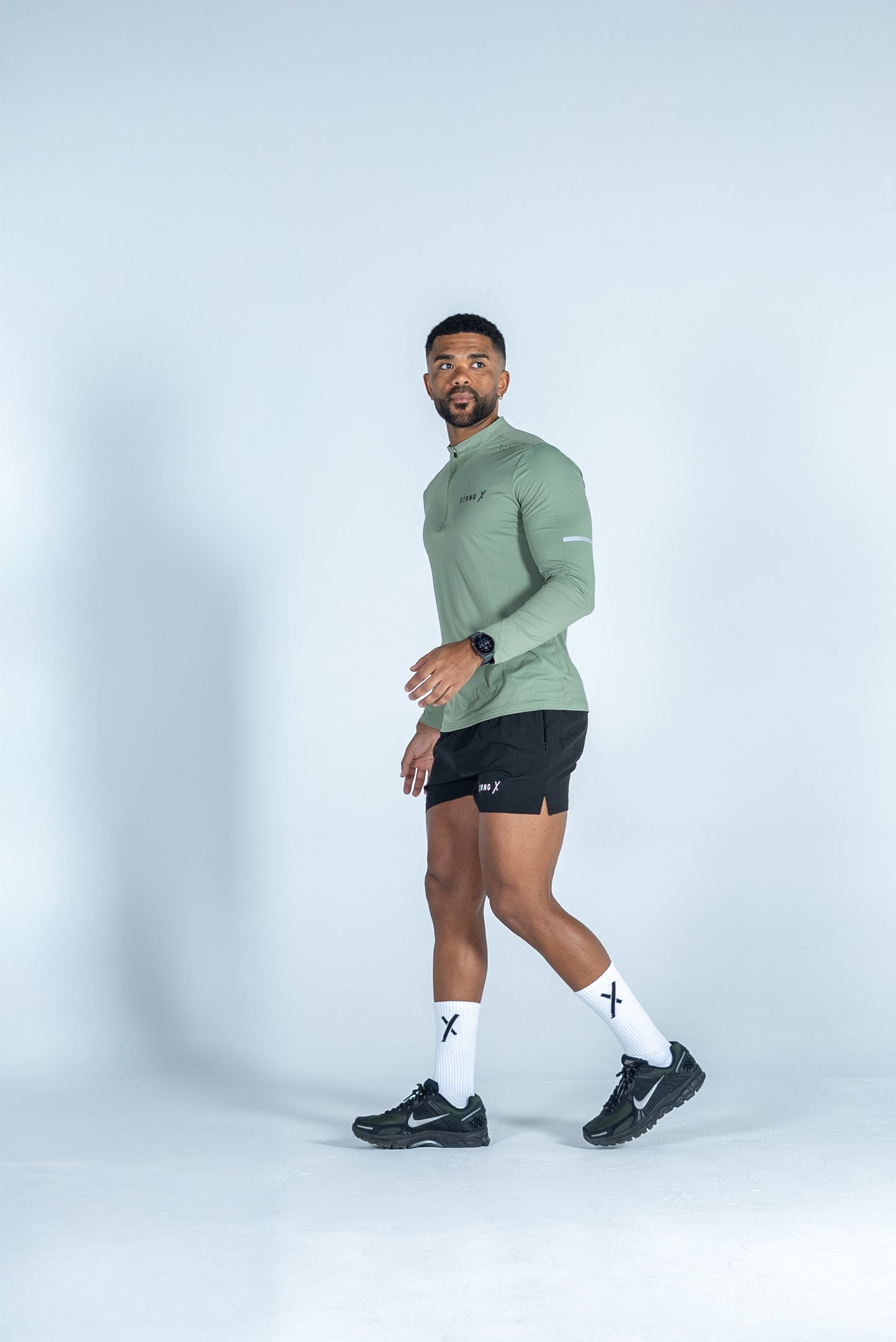 X Running Long Sleeve Green