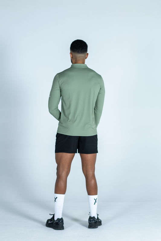 X Running Long Sleeve Green