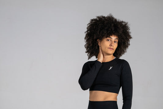 Power X Long Sleeve T-shirt - Black