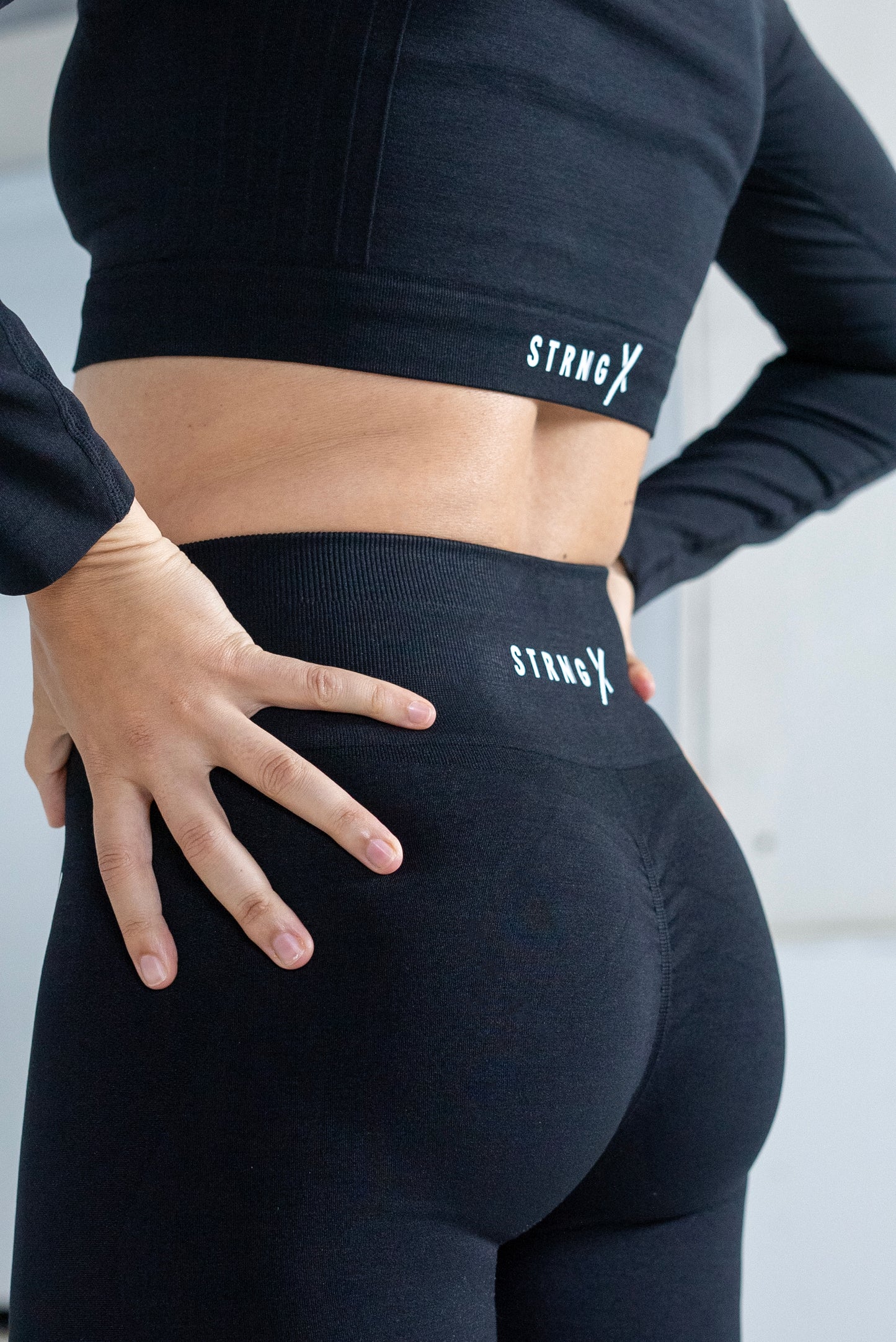 Power X Long Sleeve T-shirt - Black