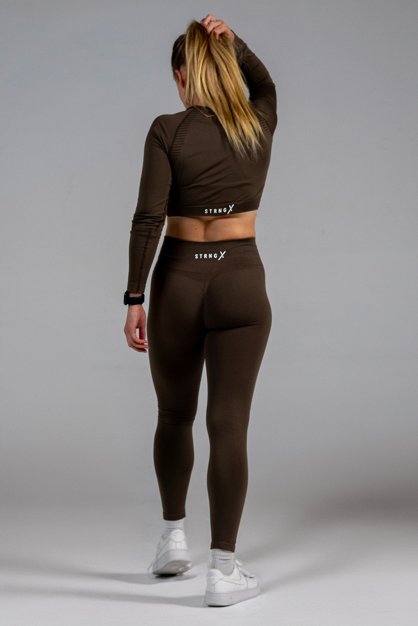 Power X Leggings - Brown