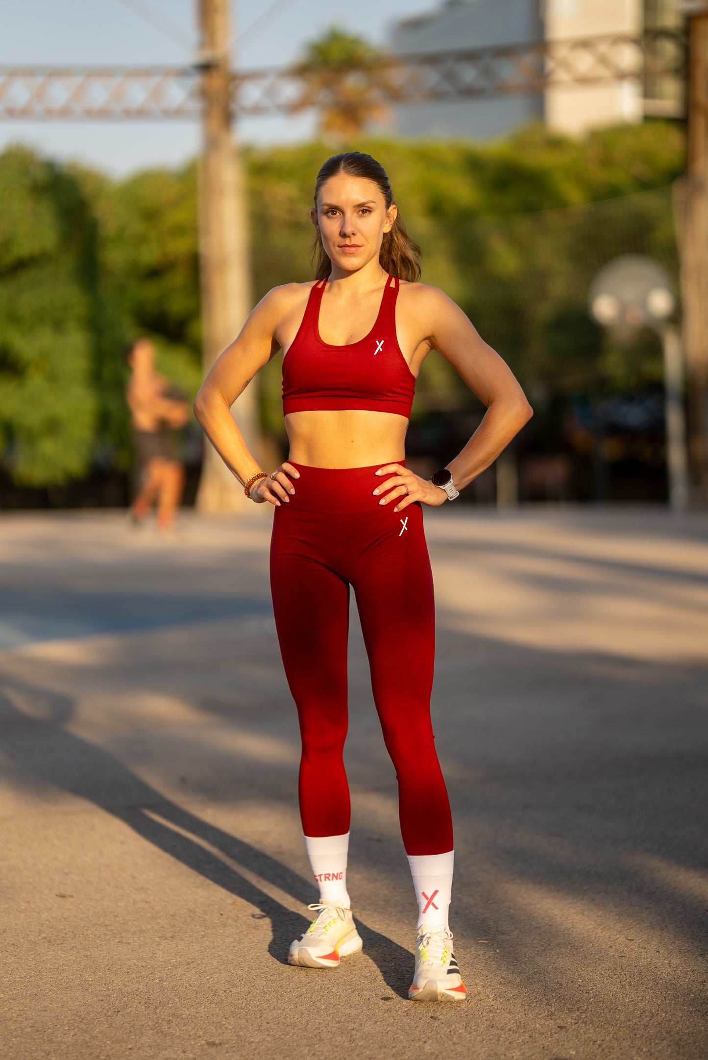 Power X Leggings - BORDEAUX