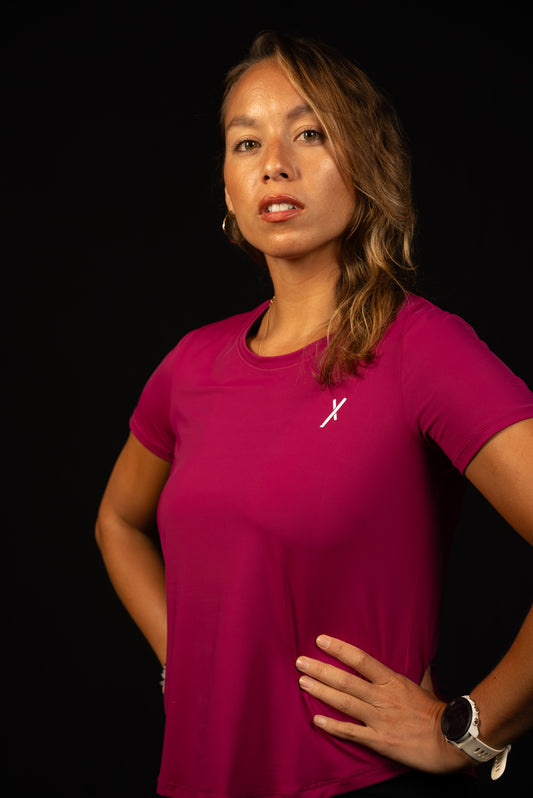 VELOCITY X TEE - Power Magenta