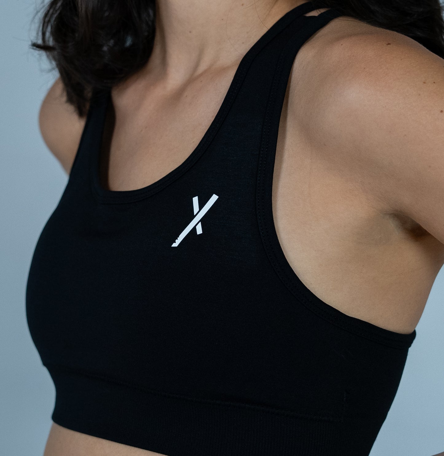 Seamless X Bra - Black