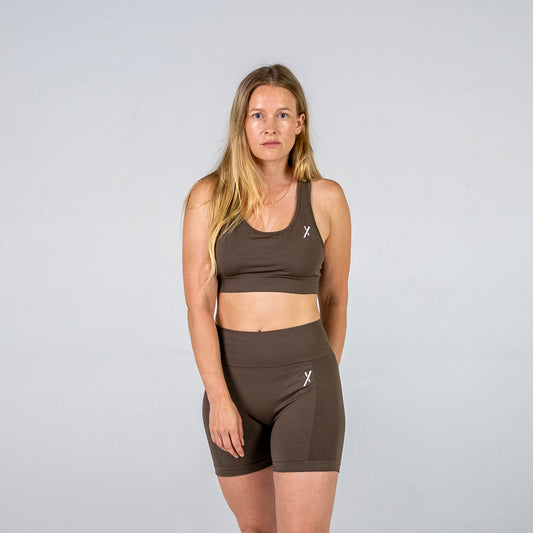 Power X Shorts - Brown