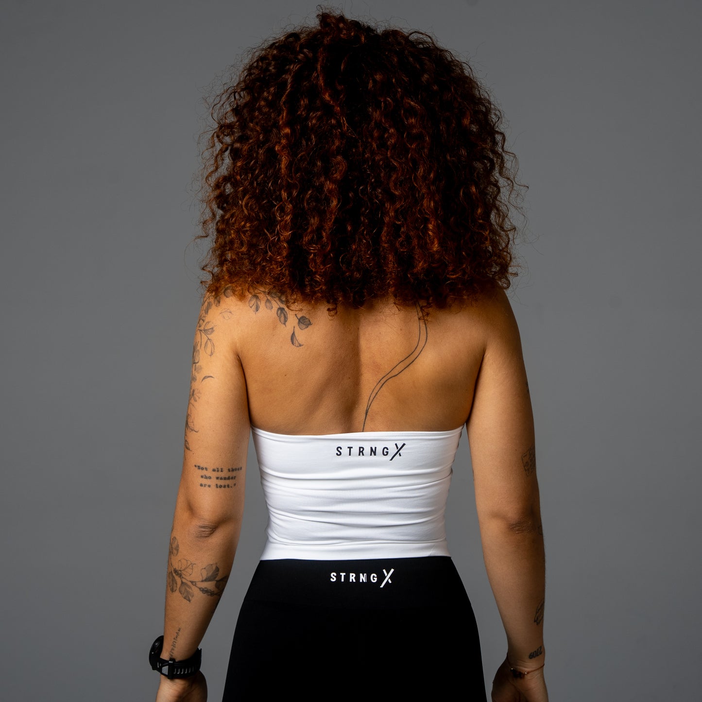 AERO X HALTER TOP WHITE