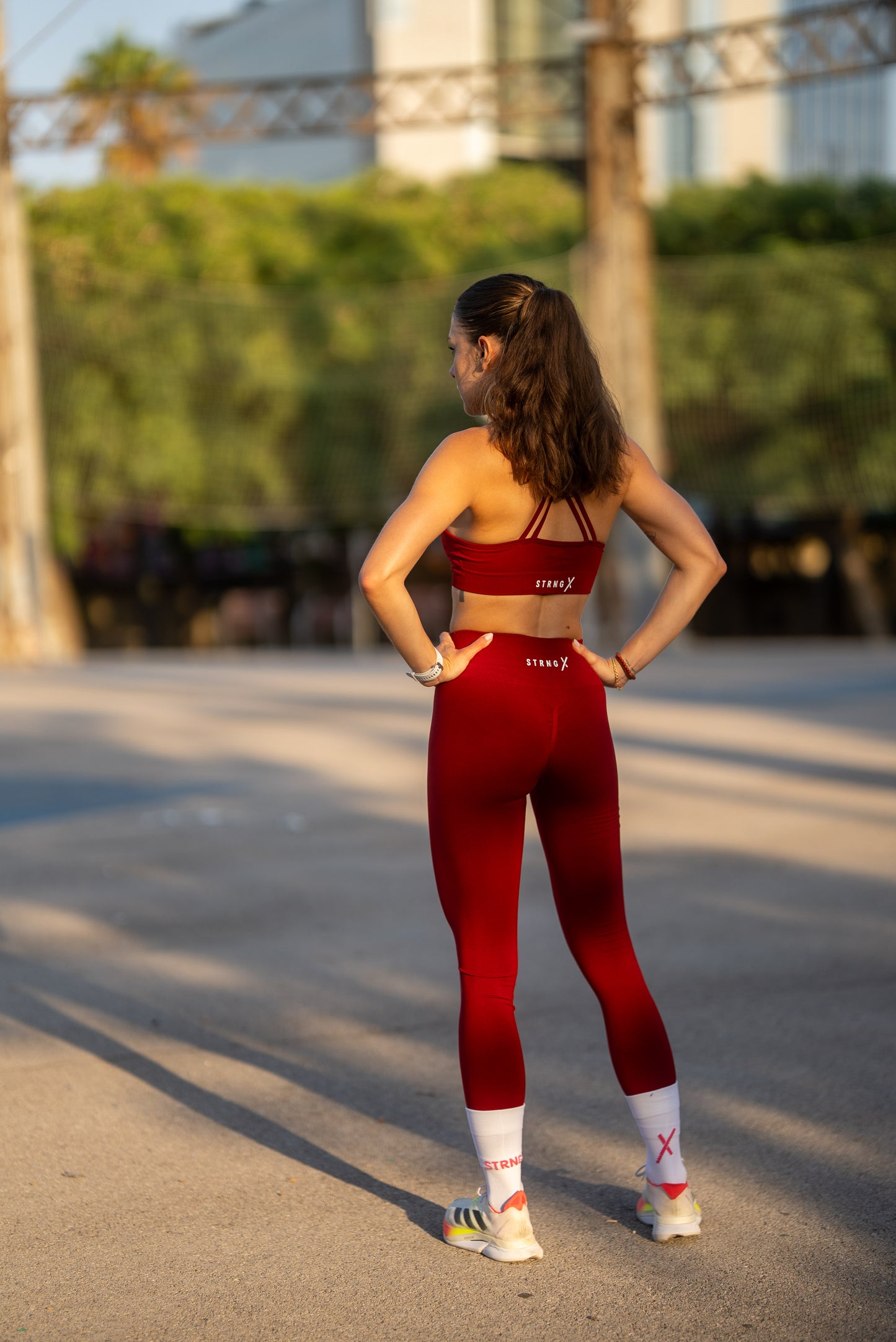 Power X Leggings - BORDEAUX