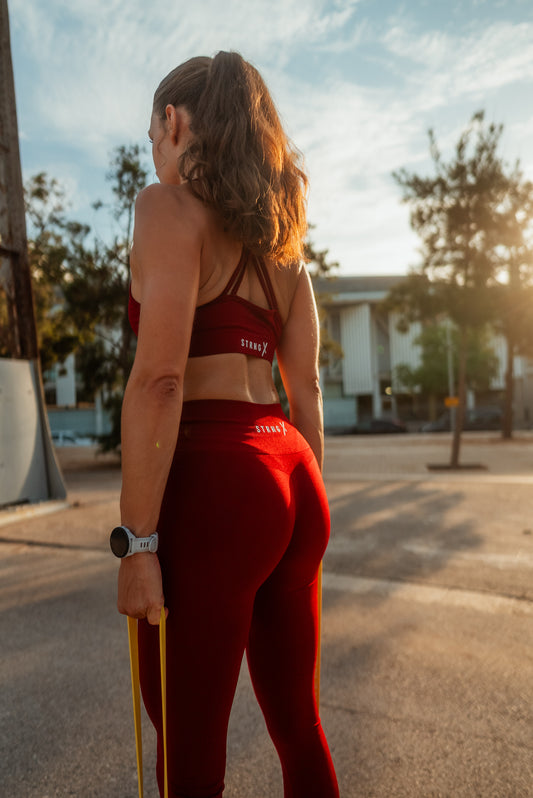 Power X Leggings - BORDEAUX