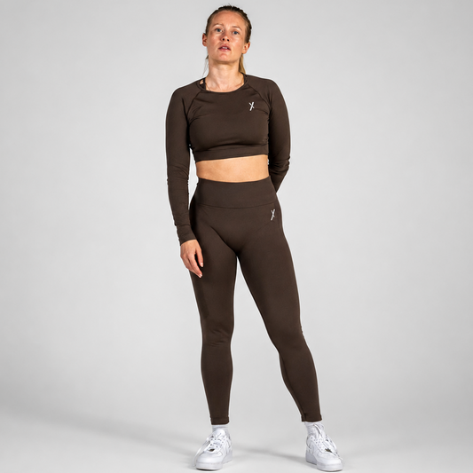 Power X Leggings - Brown